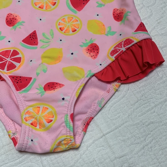 3T (5/$20) Fruit Slices One Piece Swimsuit by George - Picture 3 of 15